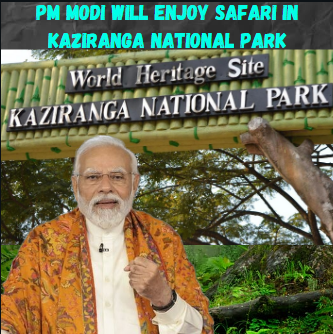 PM Modi Will Enjoy Safari in Kaziranga National Park