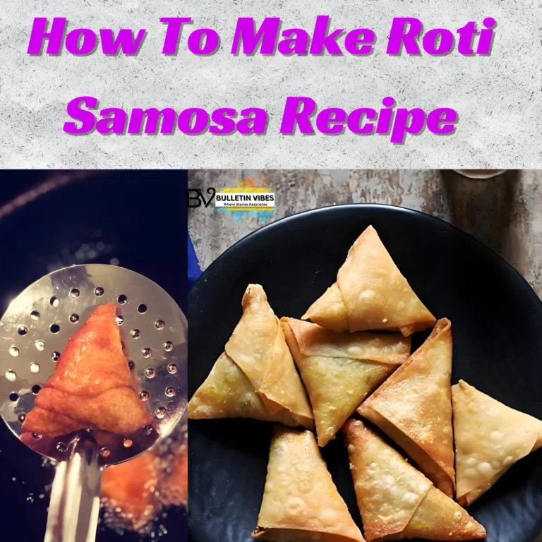 How To Make Roti Samosa Recipe: Prepare The Roti Samosa Right Away If There Are Any Leftover Rotis