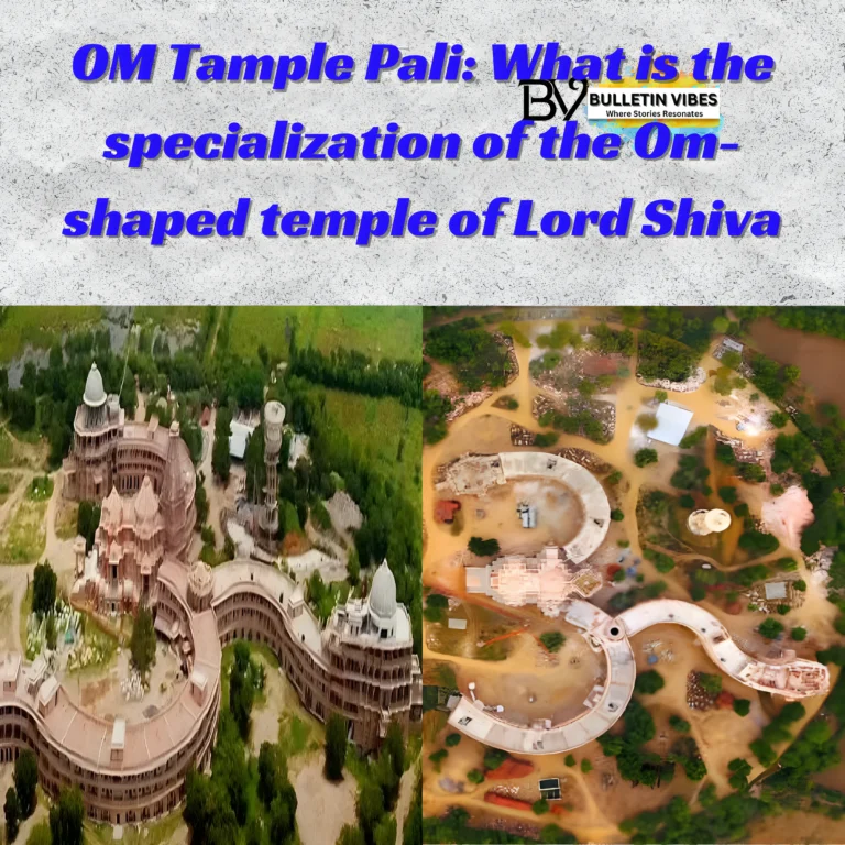 OM Temple Pali: What is the specialization of the Om-shaped temple of Lord Shiva, whose construction has been ongoing for 27 years?