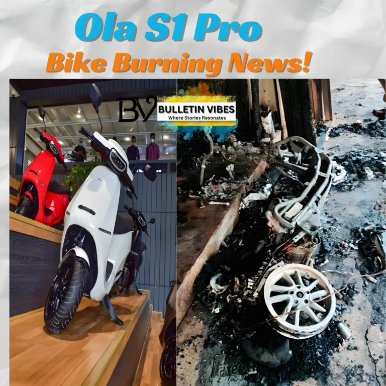 Ola S1 Pro Bike Burning News