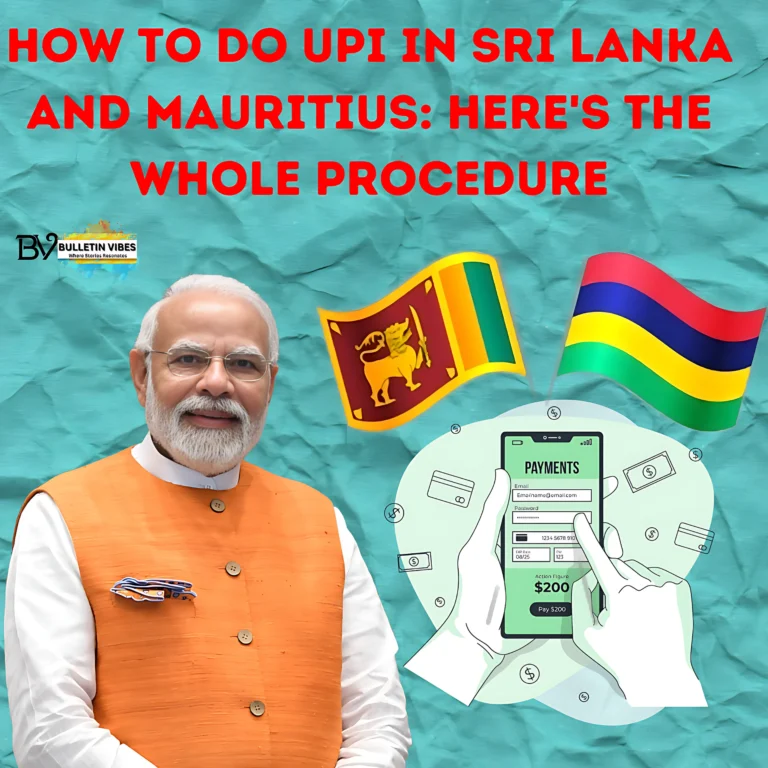 How to do UPI in Sri Lanka and Mauritius: Here’s The Whole Procedure