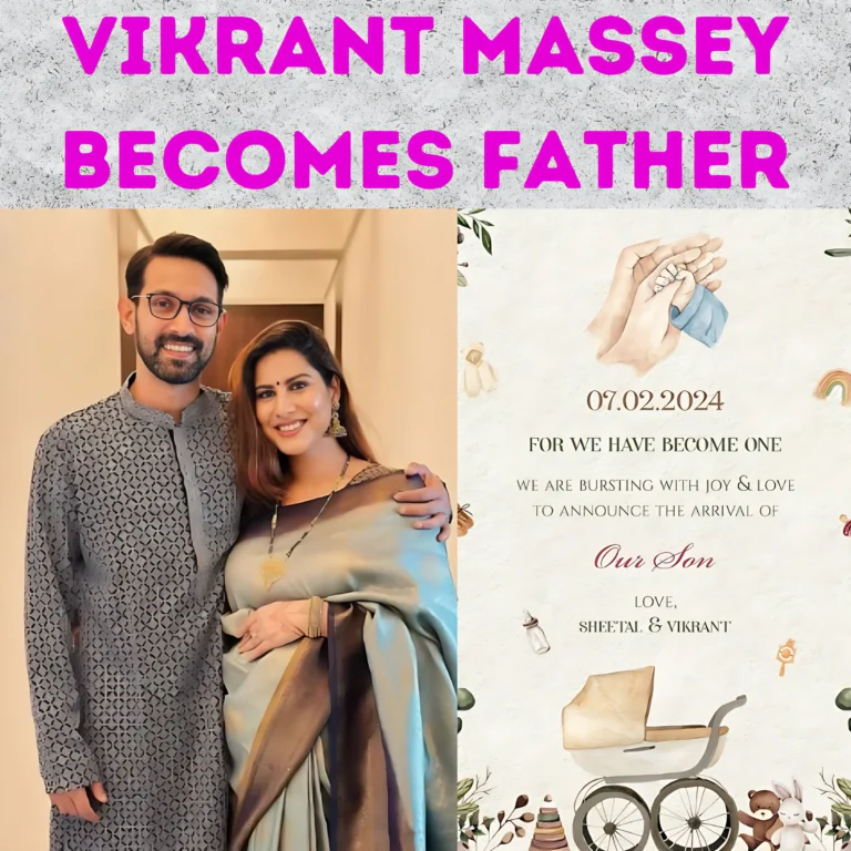 Vikrant Massey Becomes Father: Shared on Instagram and said – There is laughter in the house on 7th February