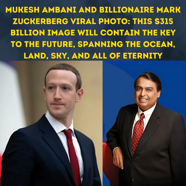 Mukesh Ambani And Billionaire Mark Zuckerberg Viral Photo