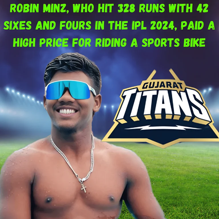 Robin Minz Out of IPL 2024: Robin Minz, who hit 328 runs with 42 sixes and fours in the IPL 2024, paid a high price for riding a sports bike